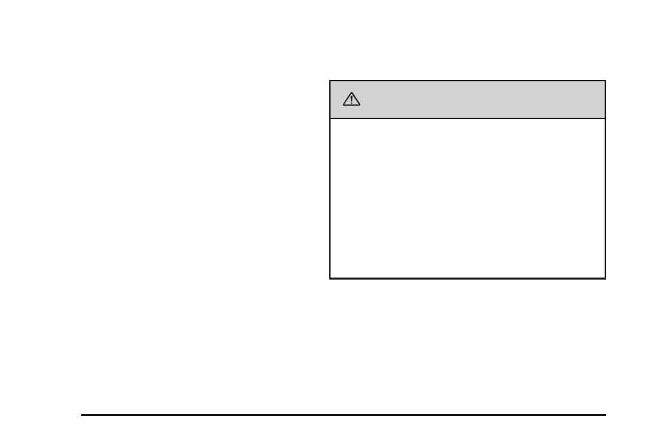 Caution | Cadillac 2009 CTS User Manual | Page 70 / 494