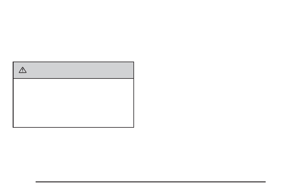 Caution | Cadillac 2009 CTS User Manual | Page 72 / 494