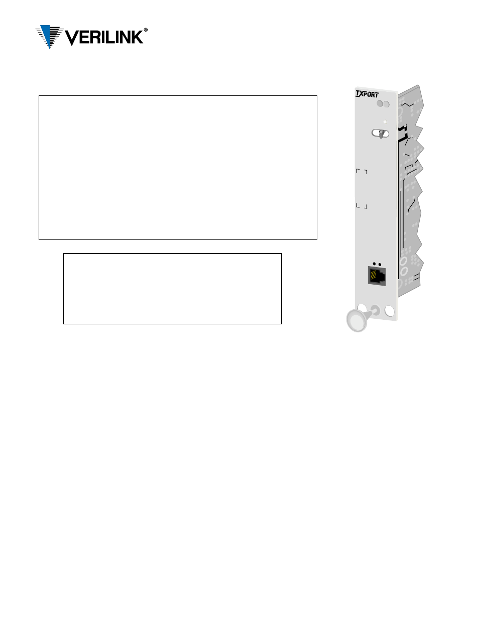 Verilink 8100A (CG) Configuration/Installation Guide User Manual | 2 pages