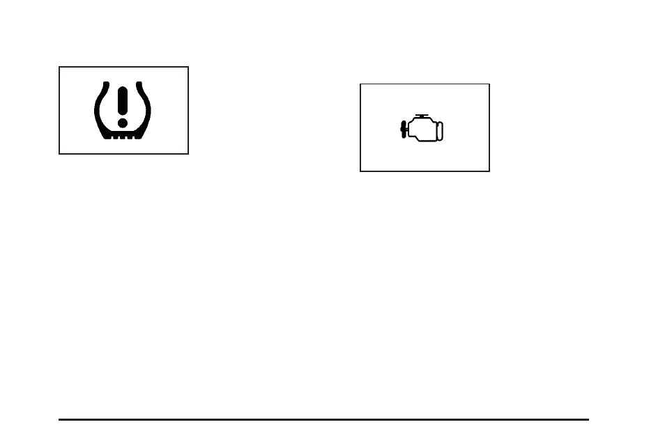 Tire pressure light, Malfunction indicator lamp | Cadillac 2006 CTS-V User Manual | Page 167 / 434