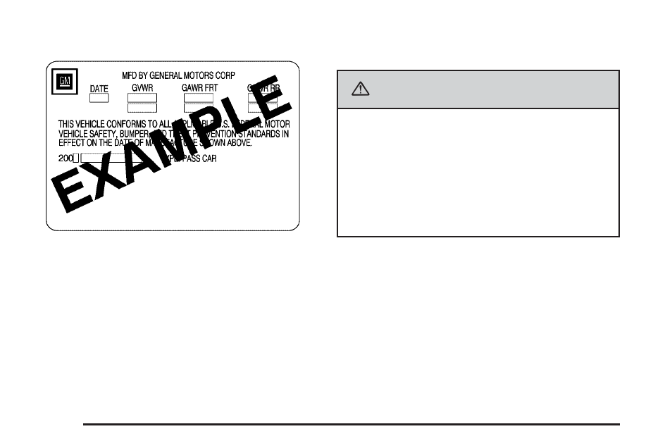 Caution | Cadillac 2006 CTS-V User Manual | Page 266 / 434
