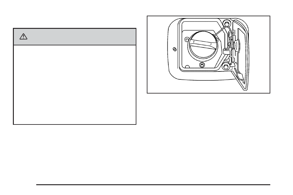 Filling the tank, Filling the tank -8, Caution | Cadillac 2006 CTS-V User Manual | Page 278 / 434