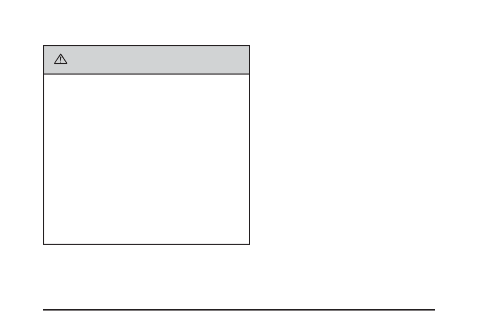 Caution | Cadillac 2006 CTS-V User Manual | Page 301 / 434