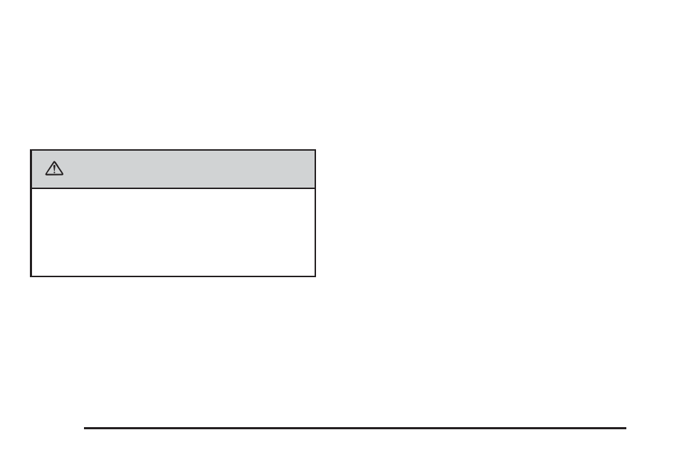 Caution | Cadillac 2006 CTS-V User Manual | Page 312 / 434