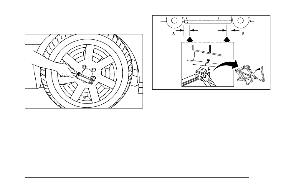 Removing the flat tire and installing the, Spare tire (cts only) -87 | Cadillac 2006 CTS-V User Manual | Page 357 / 434