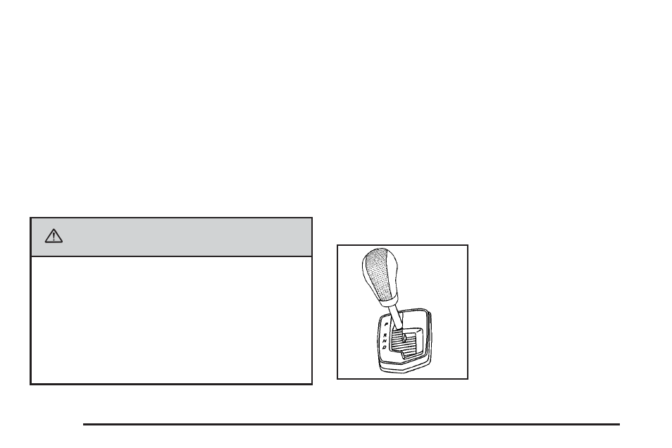 Automatic transmission operation, Automatic transmission operation -26, Caution | Cadillac 2006 CTS-V User Manual | Page 98 / 434