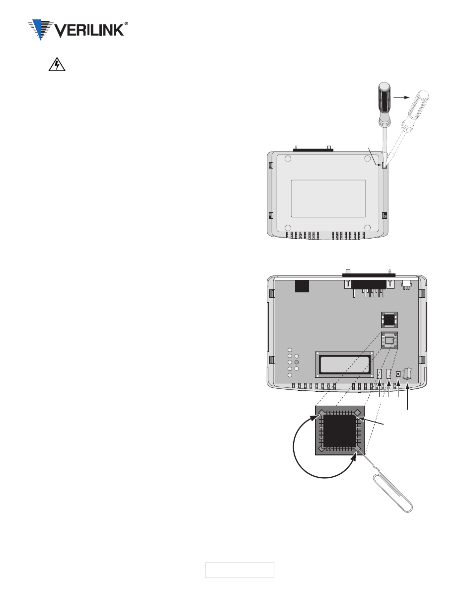 Verilink FSD EPROM Replacement (CG) Configuration/Installation Guide User Manual | 2 pages