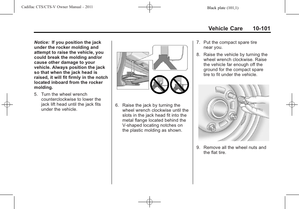 Cadillac 2011 CTS-V Sports Sedan User Manual | Page 423 / 492