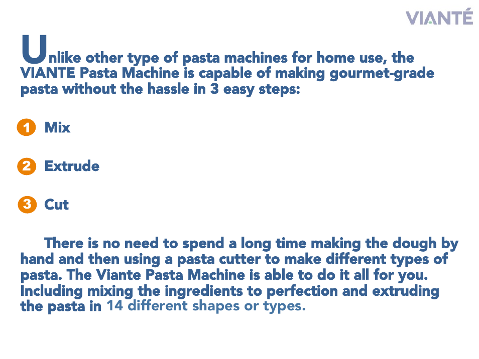 Viante CUC-26PM Pasta Perfetto Quick Guide User Manual | Page 2 / 15