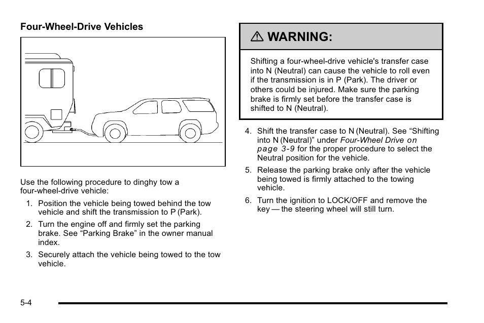 Warning | Cadillac 2010 Escalade Hybrid User Manual | Page 44 / 112