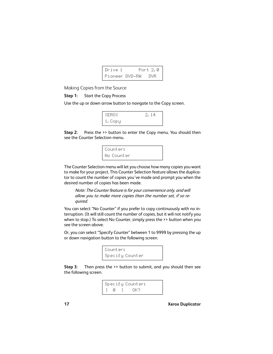 Vinpower Digital Xerox Standard User Manual | Page 17 / 74