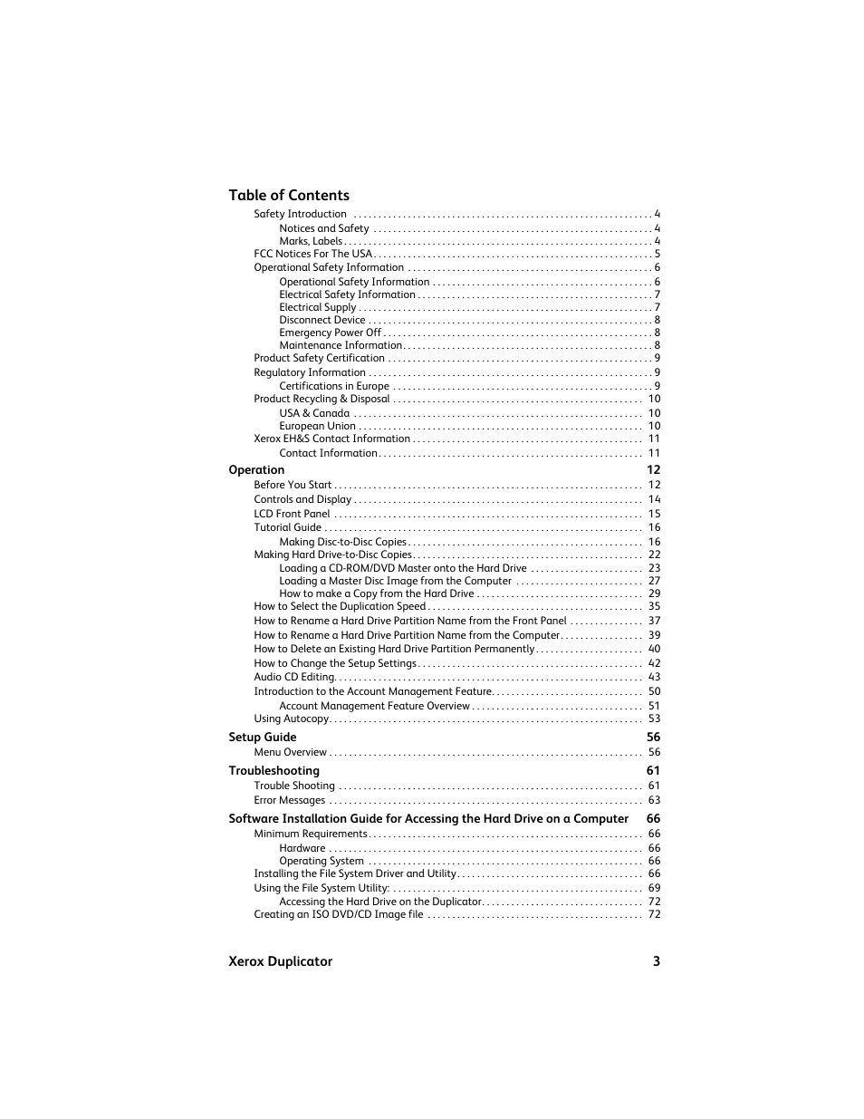 Vinpower Digital Xerox Standard User Manual | Page 3 / 74