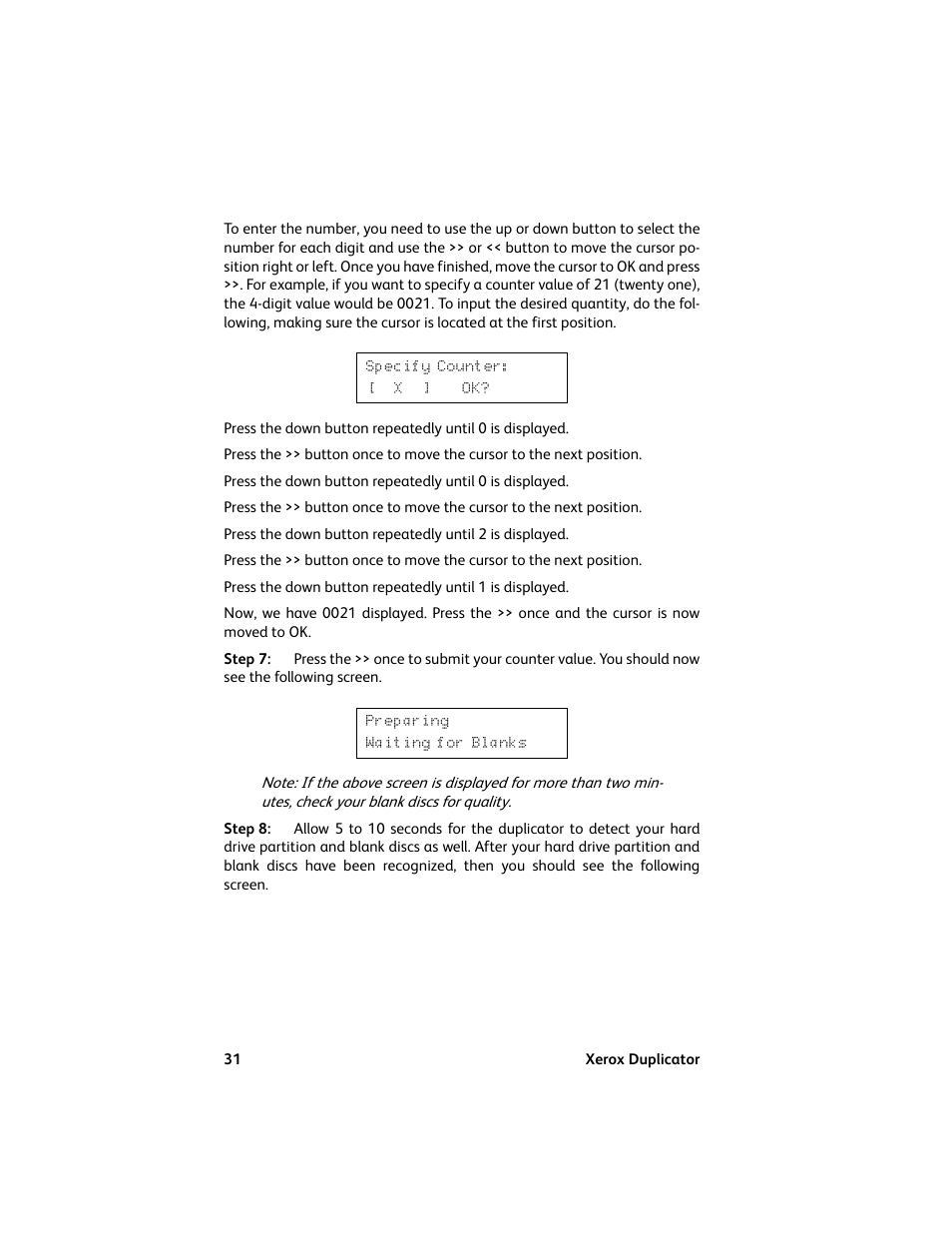 Vinpower Digital Xerox Standard User Manual | Page 31 / 74