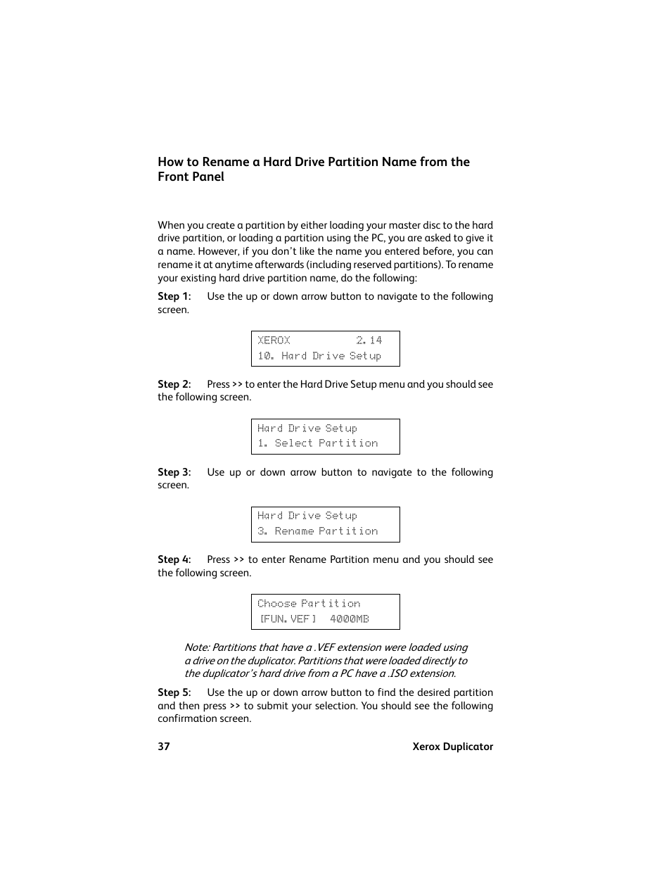 Vinpower Digital Xerox Standard User Manual | Page 37 / 74