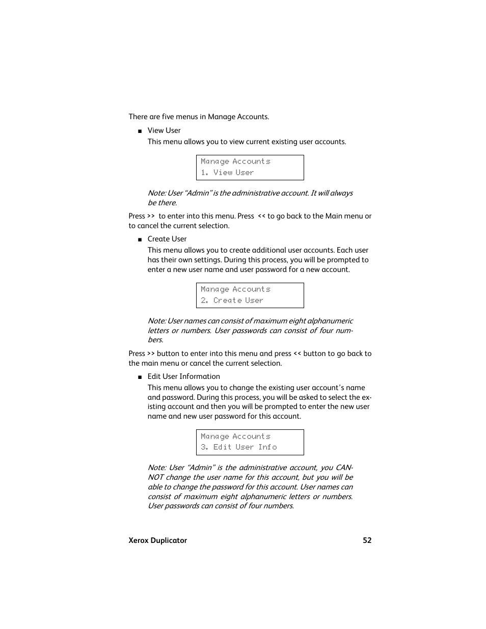 Vinpower Digital Xerox Standard User Manual | Page 52 / 74