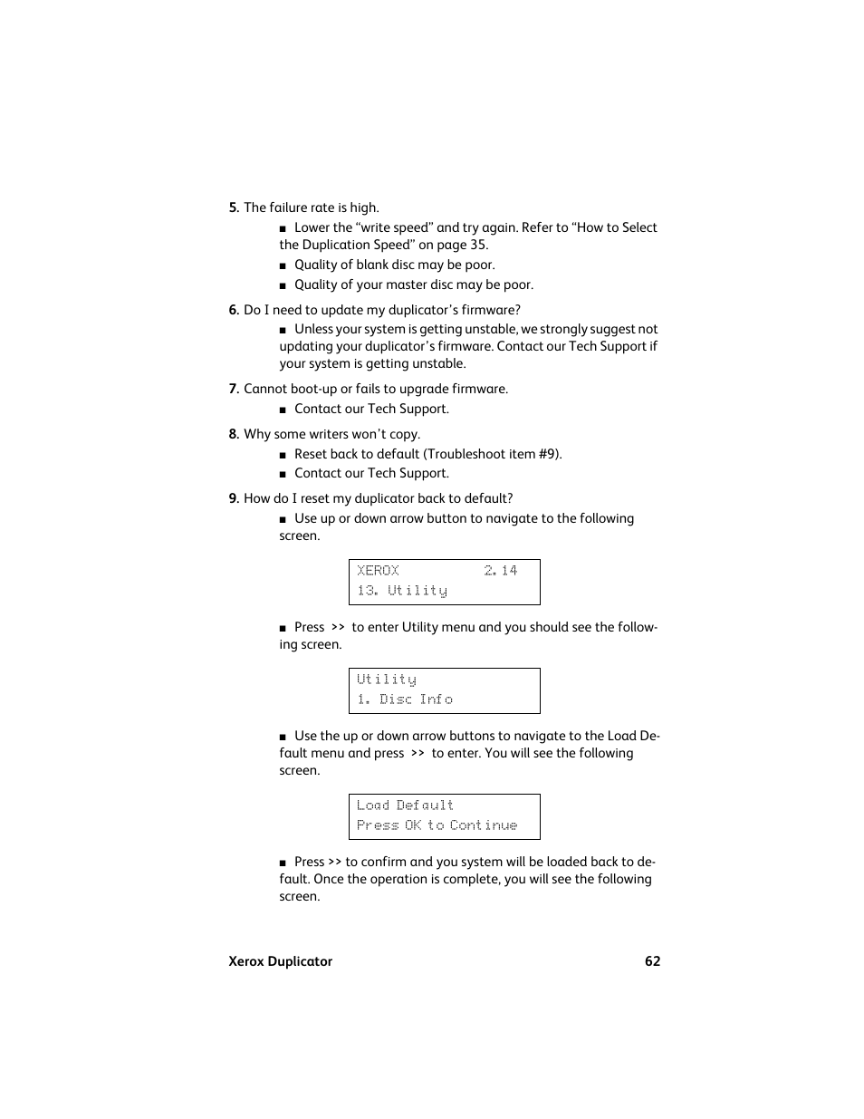 Vinpower Digital Xerox Standard User Manual | Page 62 / 74