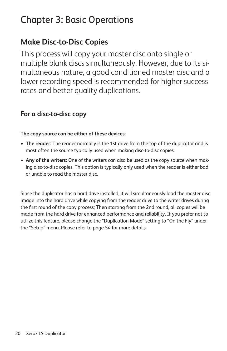 Chapter : basic operations | Vinpower Digital Xerox LightScribe Series User Manual | Page 20 / 85