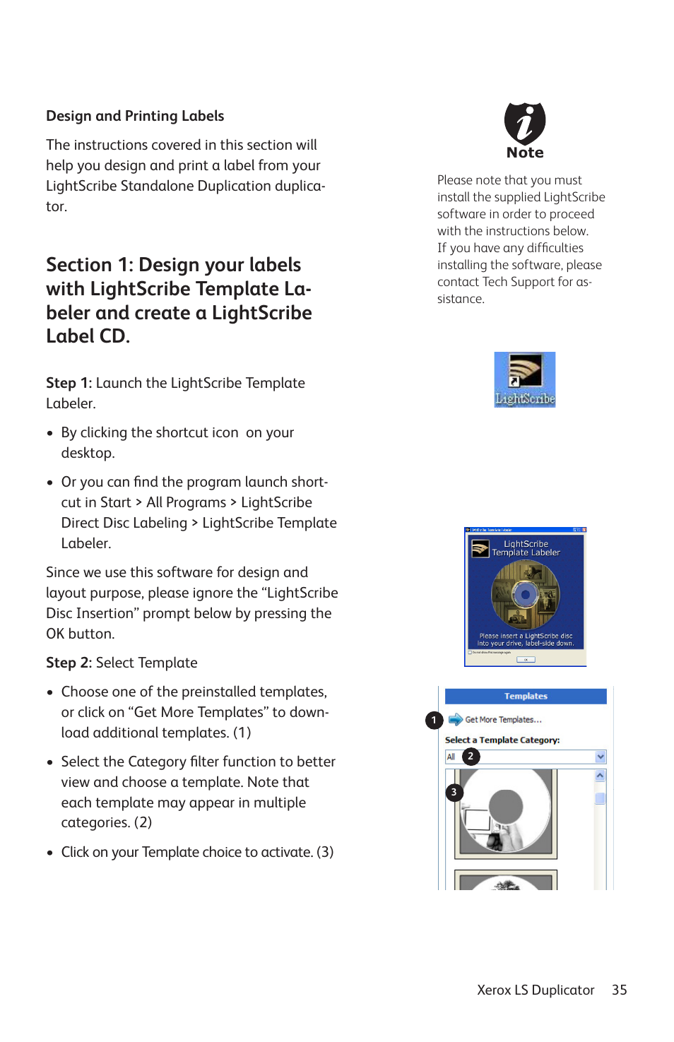 Vinpower Digital Xerox LightScribe Series User Manual | Page 35 / 85