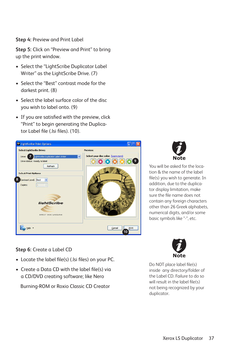 Vinpower Digital Xerox LightScribe Series User Manual | Page 37 / 85