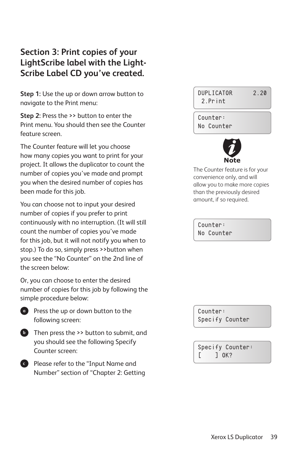 Vinpower Digital Xerox LightScribe Series User Manual | Page 39 / 85
