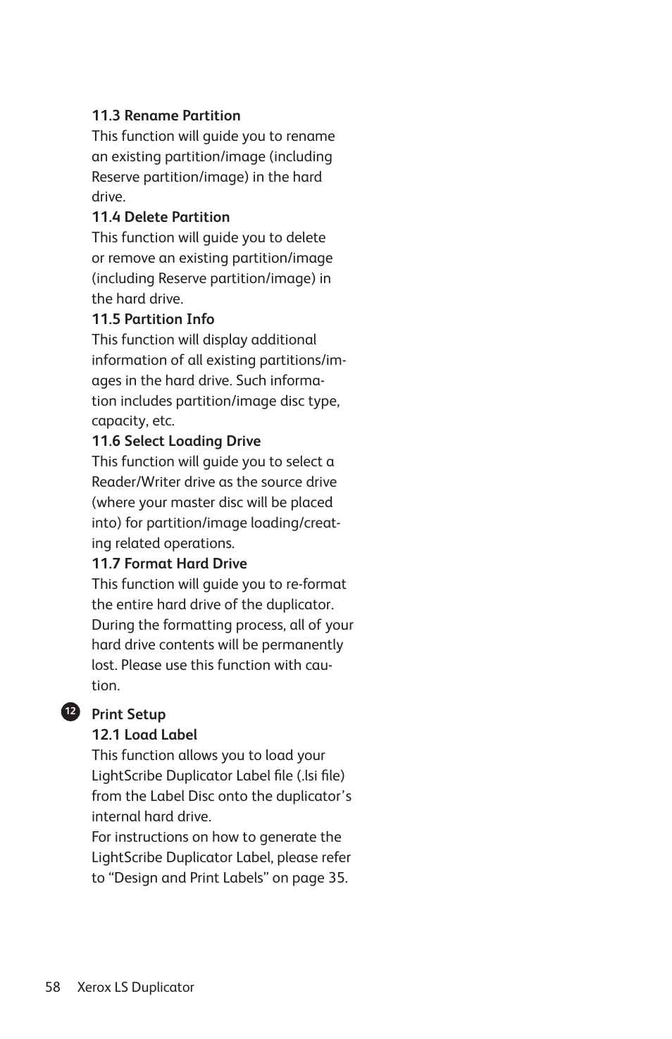 Vinpower Digital Xerox LightScribe Series User Manual | Page 58 / 85