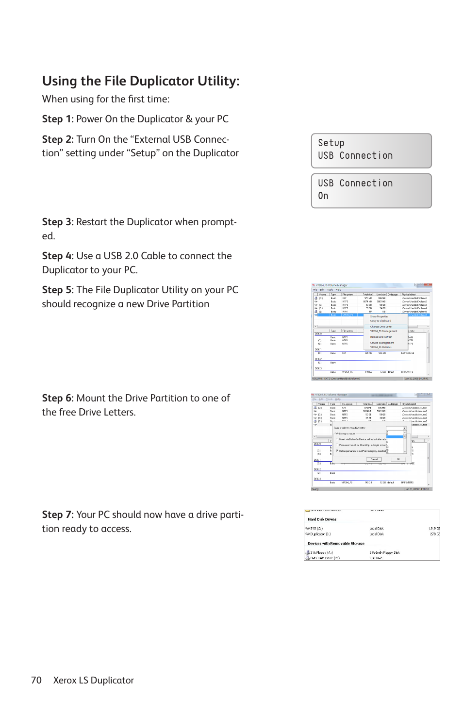 Using the file duplicator utility | Vinpower Digital Xerox LightScribe Series User Manual | Page 70 / 85