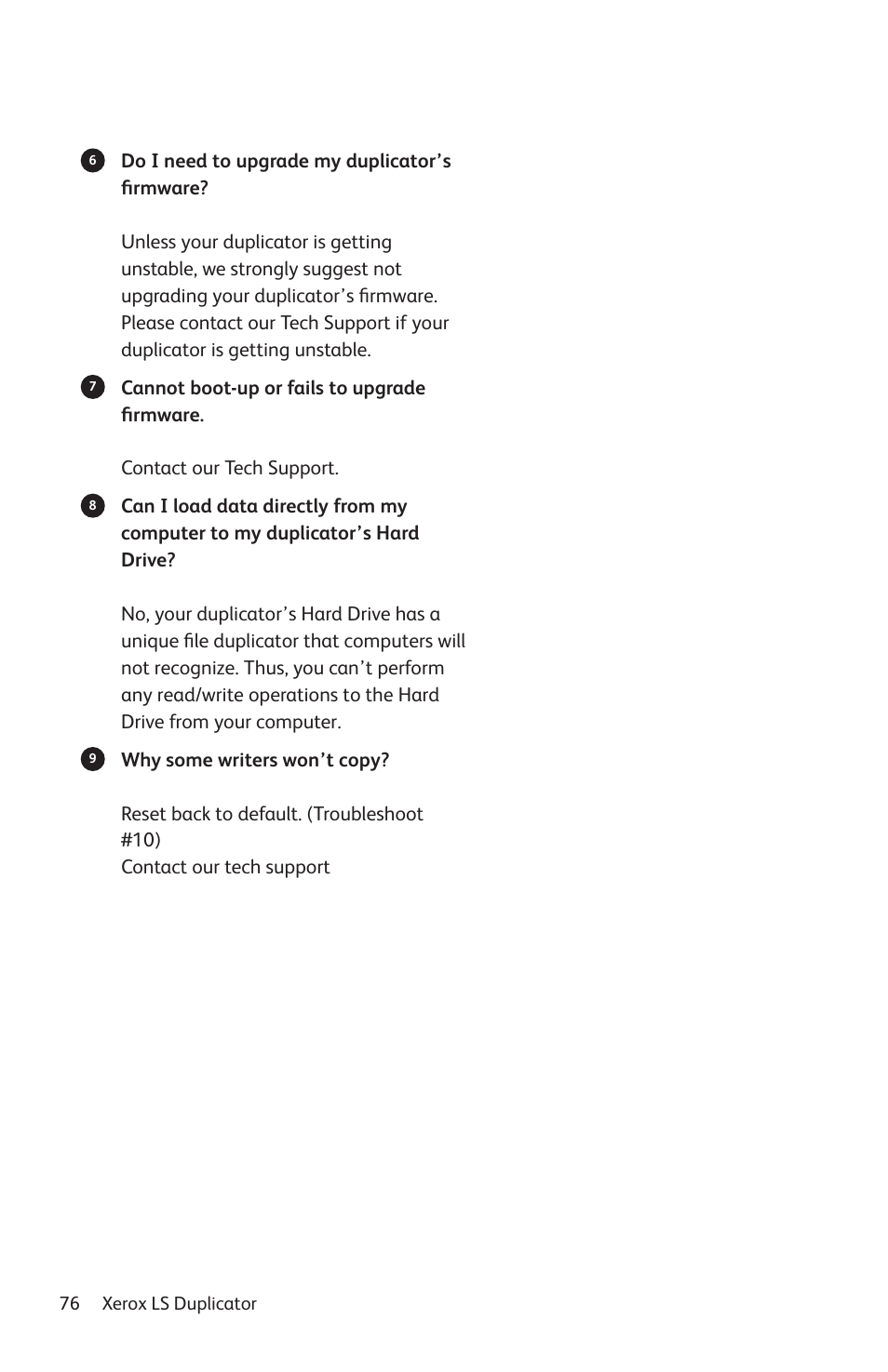 Vinpower Digital Xerox LightScribe Series User Manual | Page 76 / 85