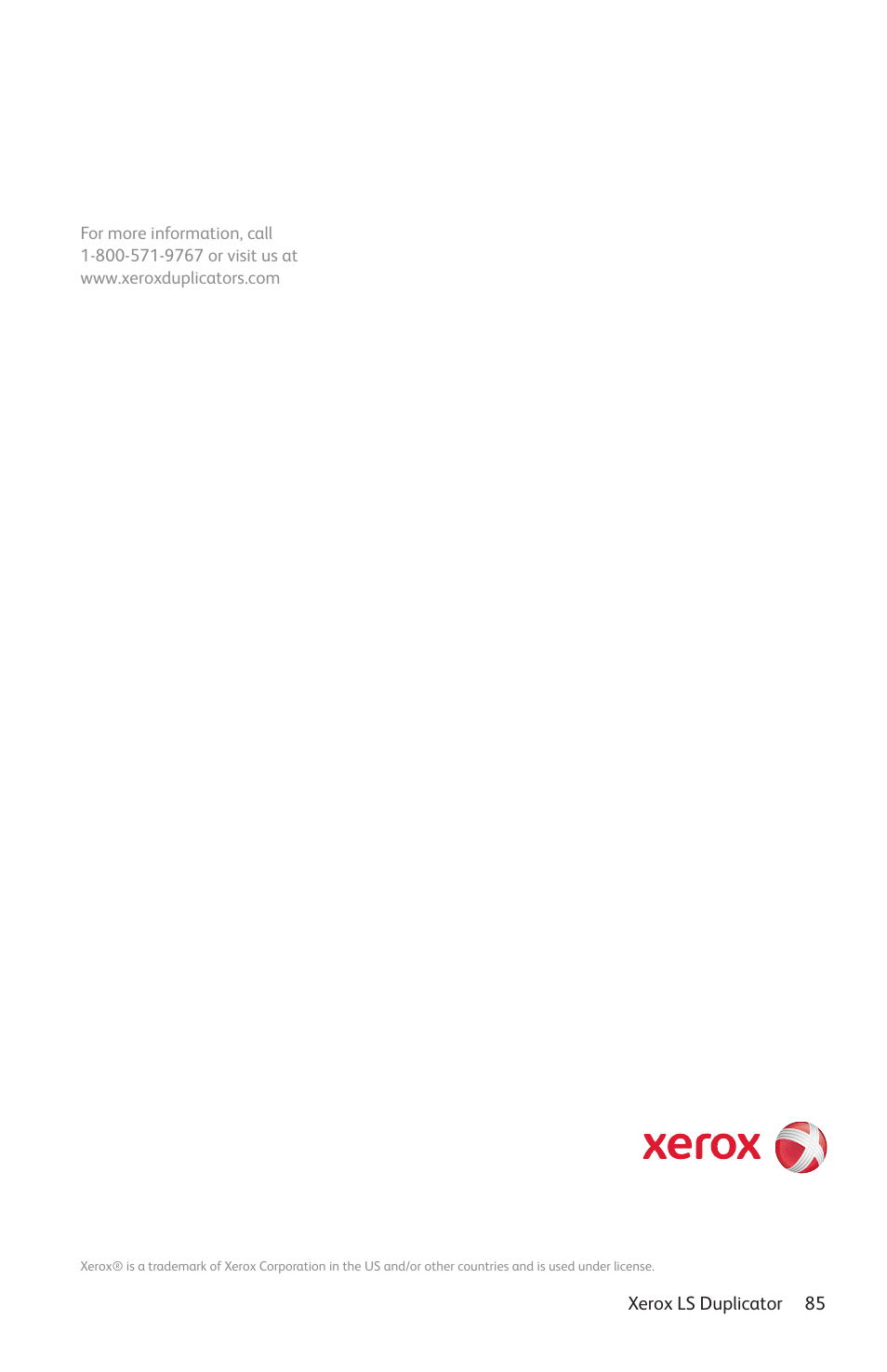 Vinpower Digital Xerox LightScribe Series User Manual | Page 85 / 85