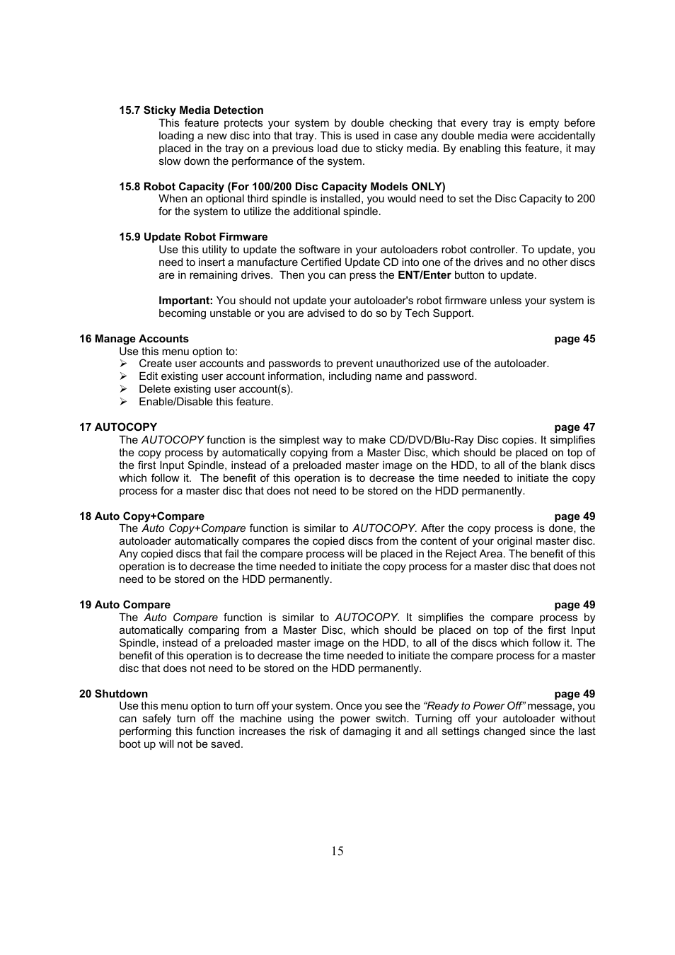 Vinpower Digital Titan Lightscribe Autoloader User Manual | Page 17 / 64