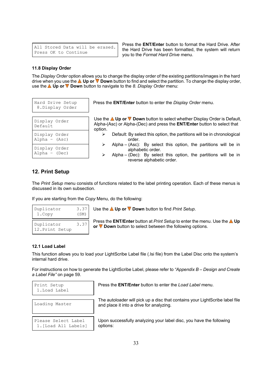 Vinpower Digital Titan Lightscribe Autoloader User Manual | Page 35 / 64