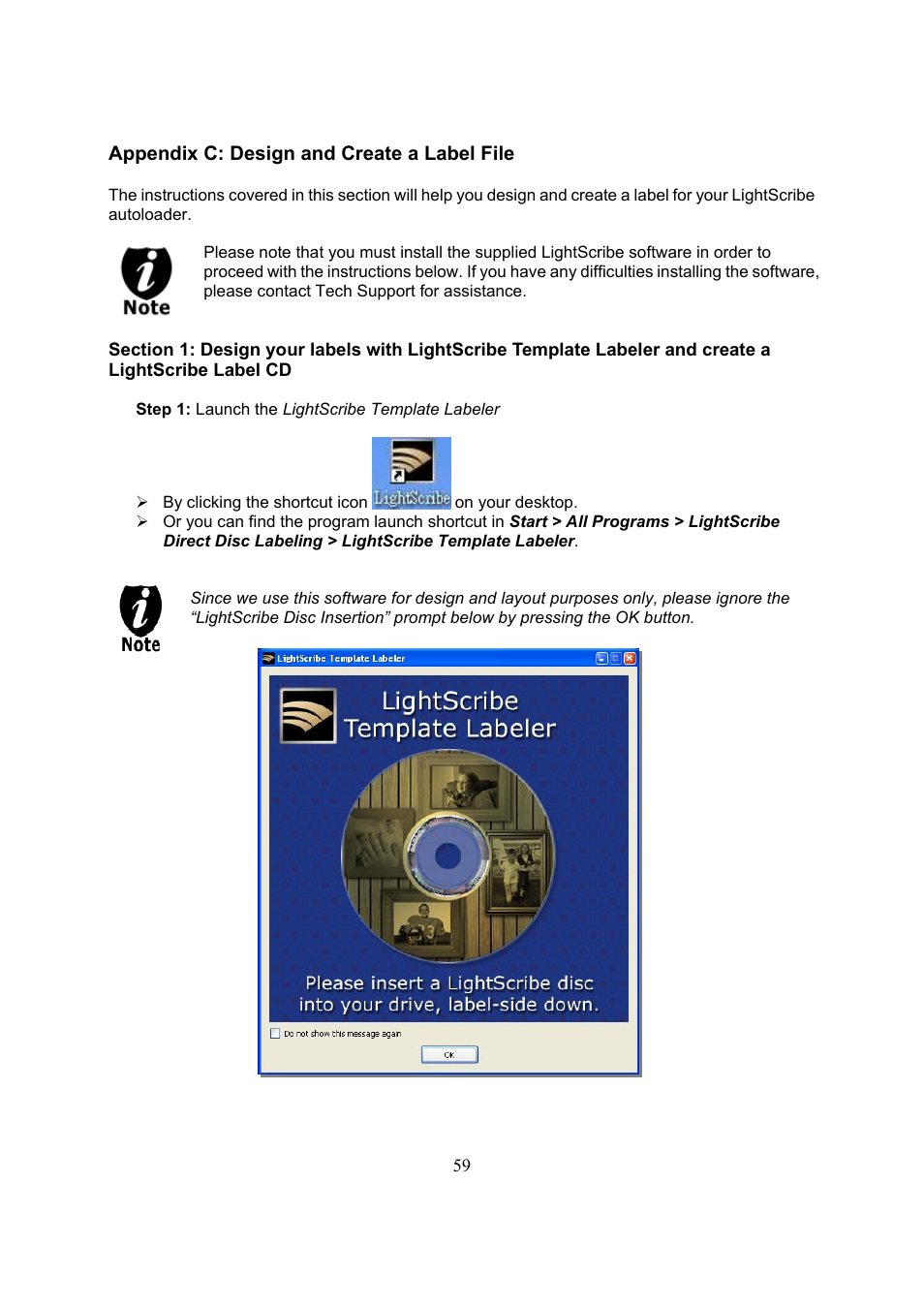 Vinpower Digital Titan Lightscribe Autoloader User Manual | Page 61 / 64
