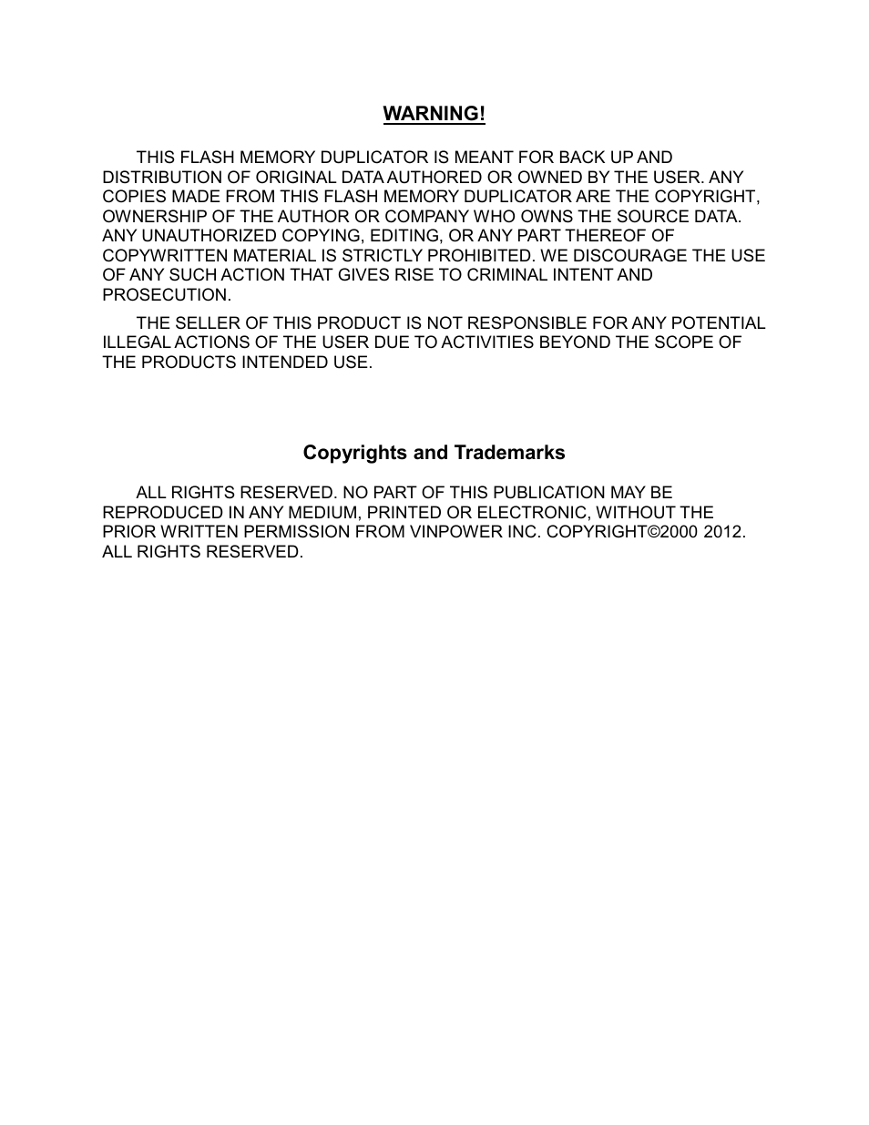 Vinpower Digital HDDShark User Manual | Page 2 / 26