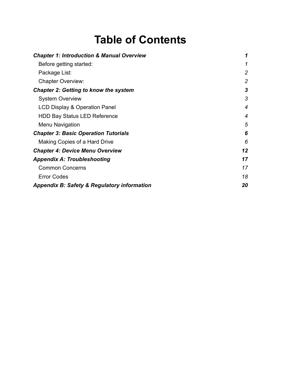 Vinpower Digital HDDShark User Manual | Page 3 / 26