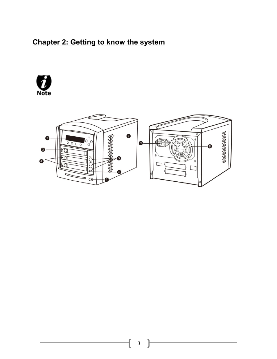 Chapter 2: getting to know the system, System overview | Vinpower Digital HDDShark User Manual | Page 6 / 26