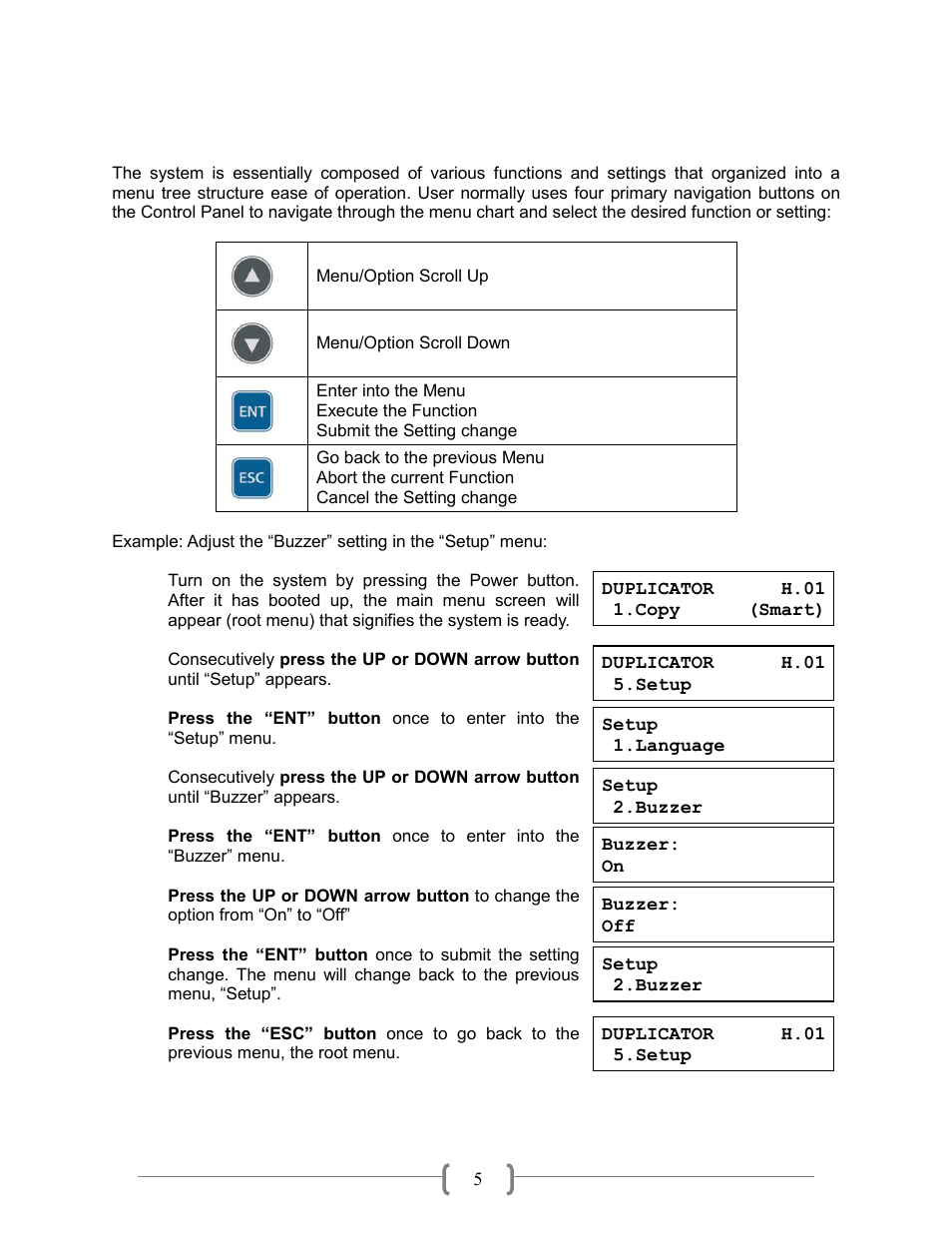 Menu navigation | Vinpower Digital HDDShark User Manual | Page 8 / 26