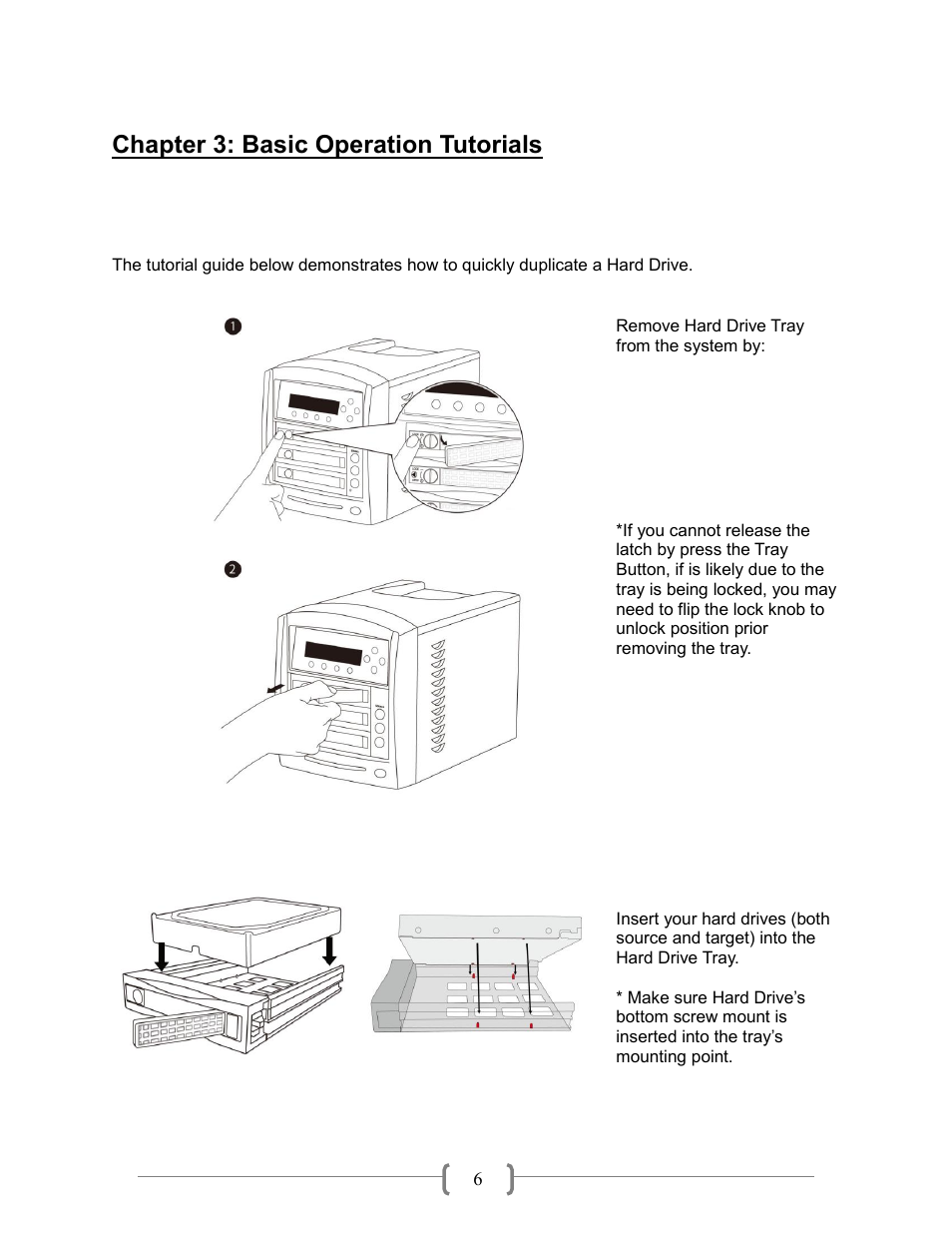 Chapter 3: basic operation tutorials, Making copies of a hard drive | Vinpower Digital HDDShark User Manual | Page 9 / 26