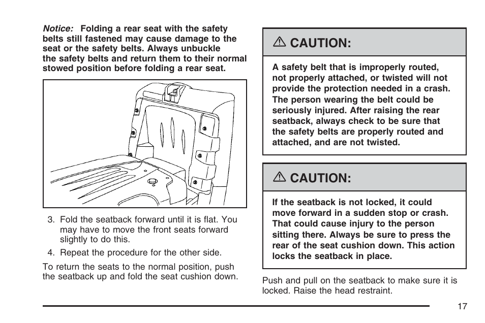 Caution | Cadillac 2007 User Manual | Page 17 / 580
