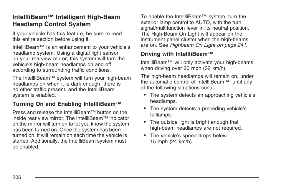 Cadillac 2007 User Manual | Page 206 / 580
