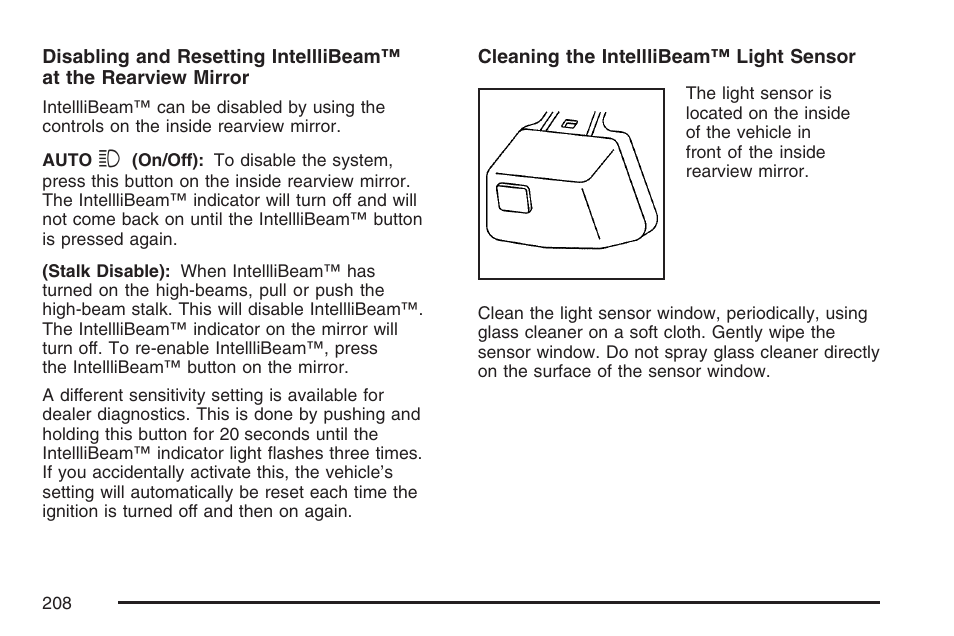 Cadillac 2007 User Manual | Page 208 / 580