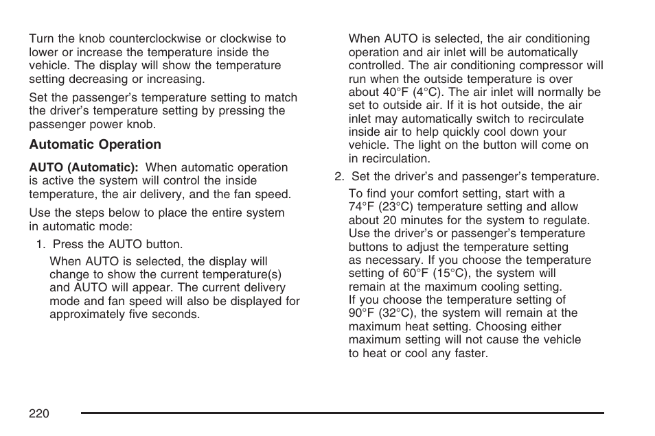 Cadillac 2007 User Manual | Page 220 / 580