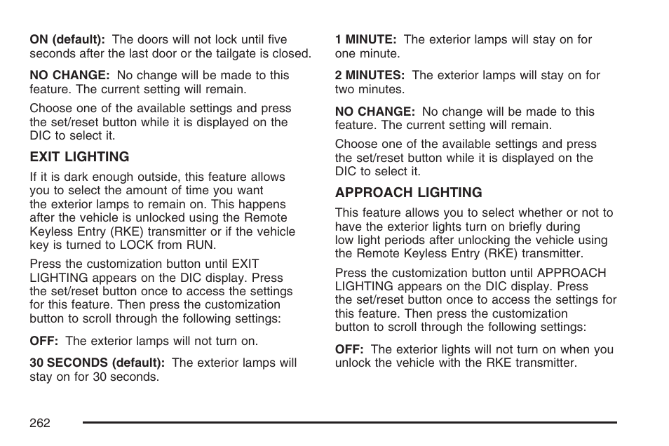 Cadillac 2007 User Manual | Page 262 / 580
