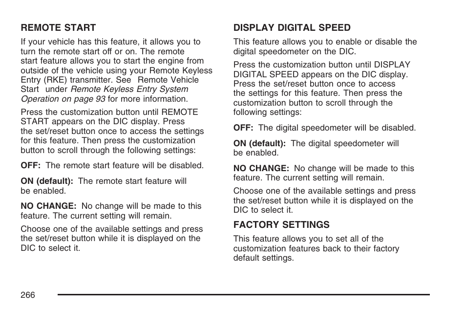 Cadillac 2007 User Manual | Page 266 / 580