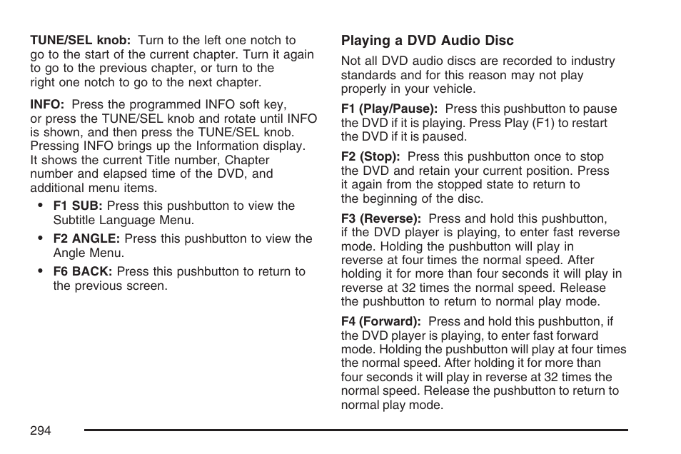 Cadillac 2007 User Manual | Page 294 / 580