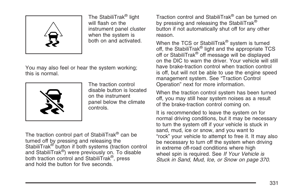 Cadillac 2007 User Manual | Page 331 / 580