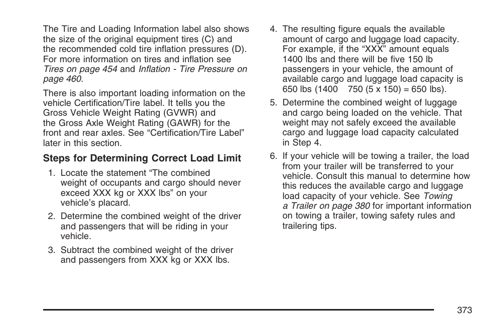 Cadillac 2007 User Manual | Page 373 / 580