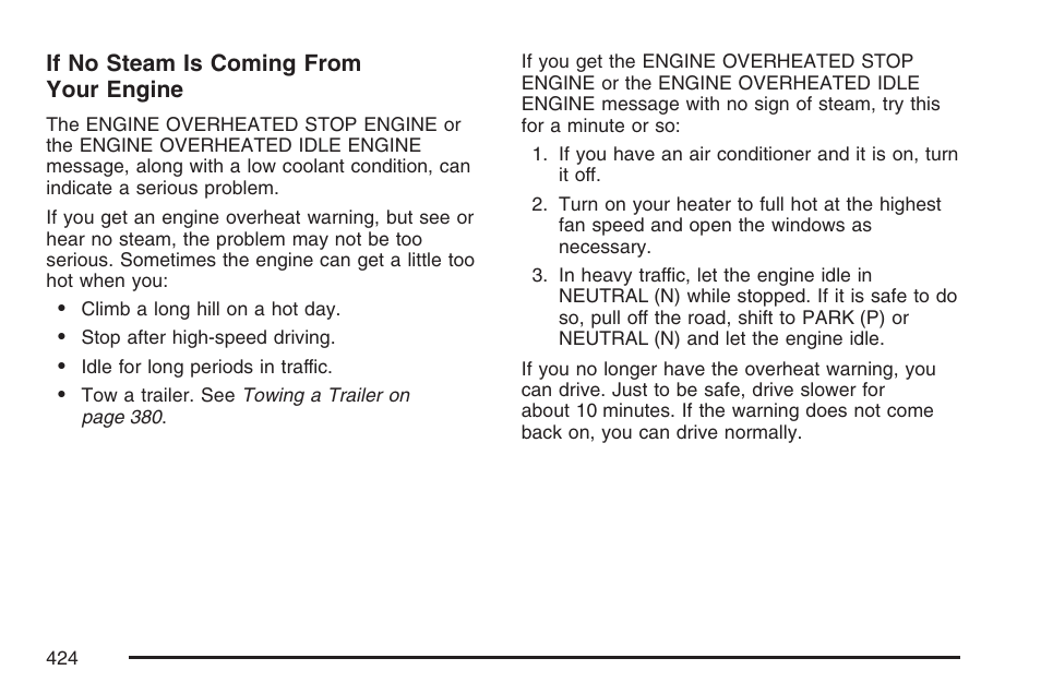Cadillac 2007 User Manual | Page 424 / 580