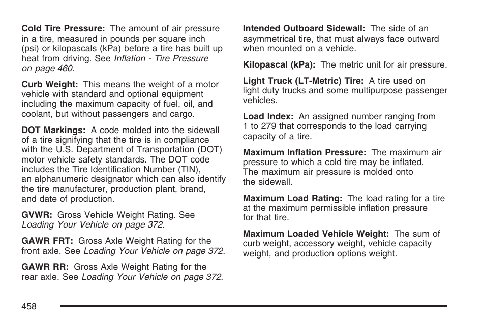 Cadillac 2007 User Manual | Page 458 / 580