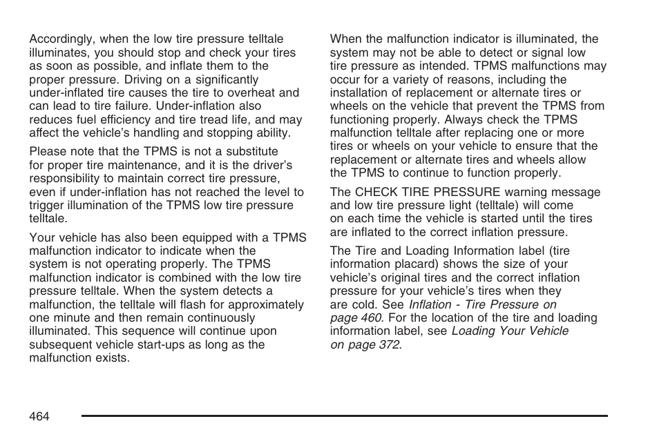 Cadillac 2007 User Manual | Page 464 / 580