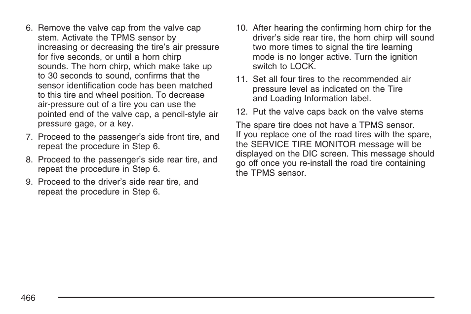 Cadillac 2007 User Manual | Page 466 / 580