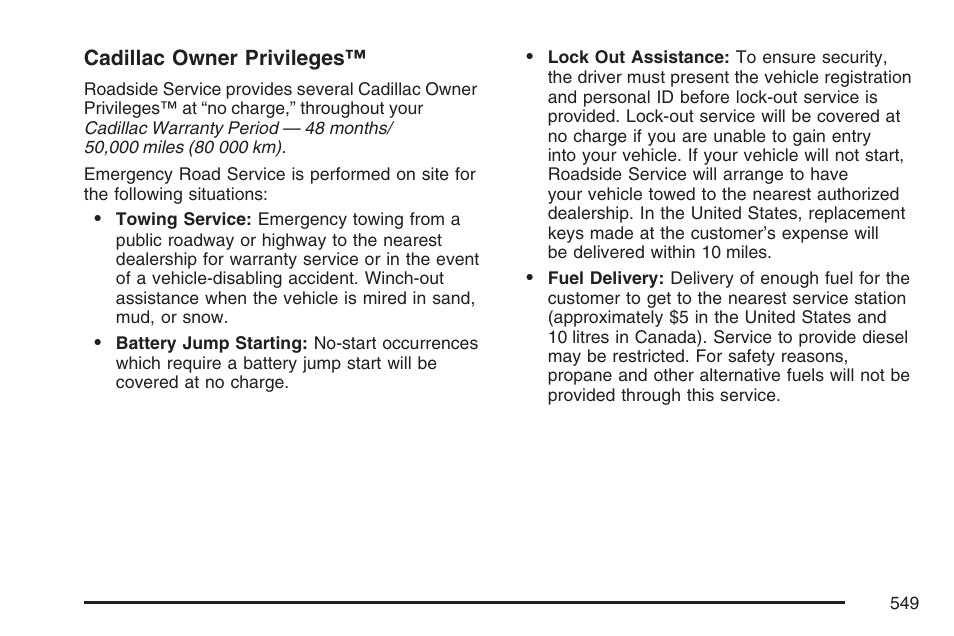 Cadillac 2007 User Manual | Page 549 / 580